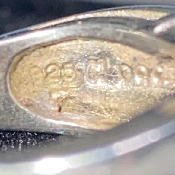 Ring Heart CZ Cubic Zirconia Size 4 Faceted Vintage Jewelry Sterling Silver Stam - Picture 11 of 16